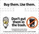 Friends of the Irish Environment - Light Bulb Information Sheet